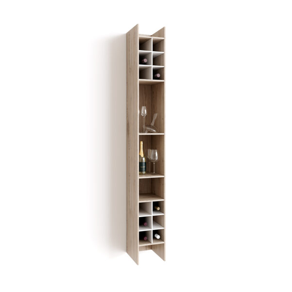 K-IVY colonna pensile portabottiglie cm 24x h.192 - immagine 2