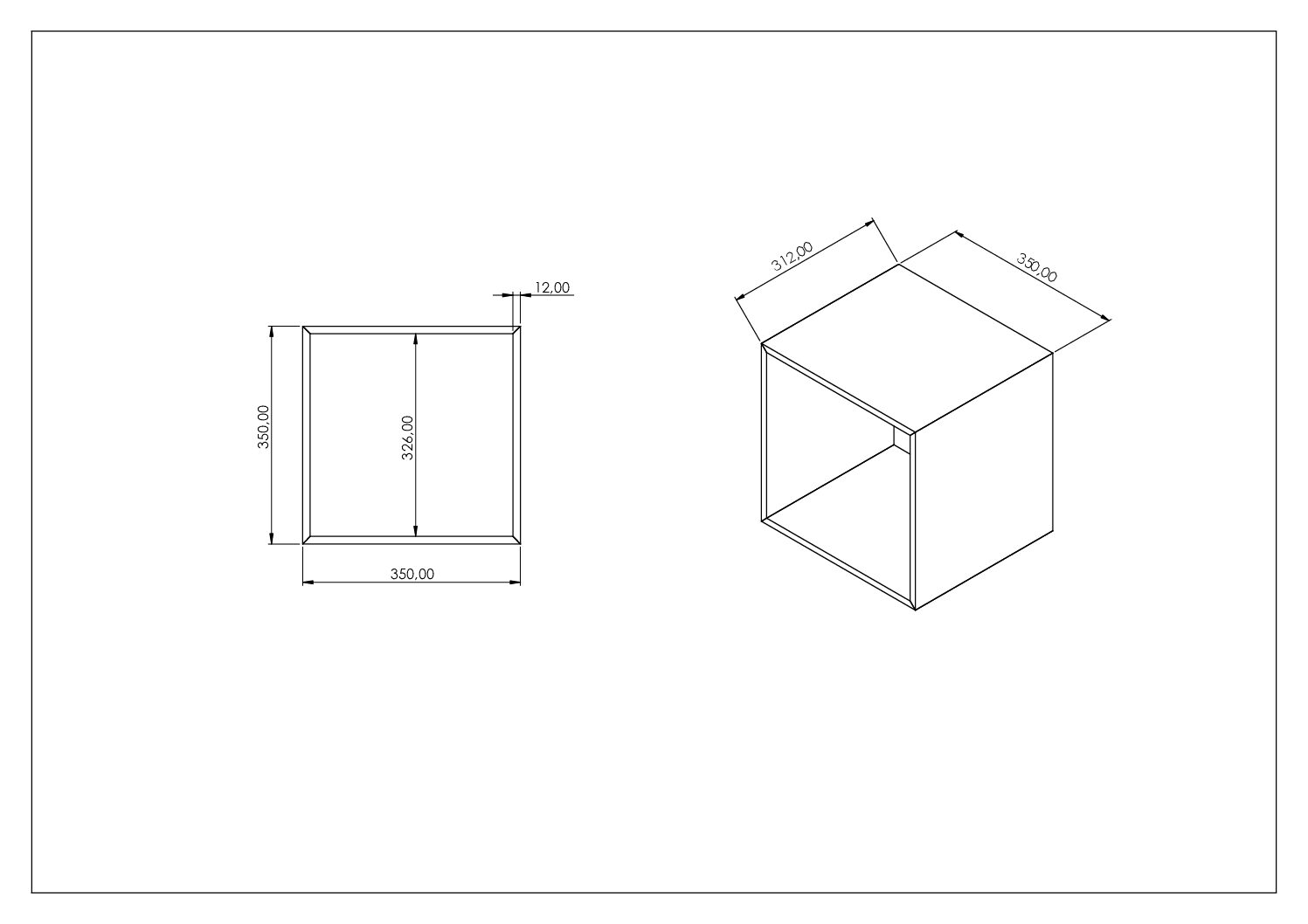 Pensile K-UBO 35x35x31 - immagine 2