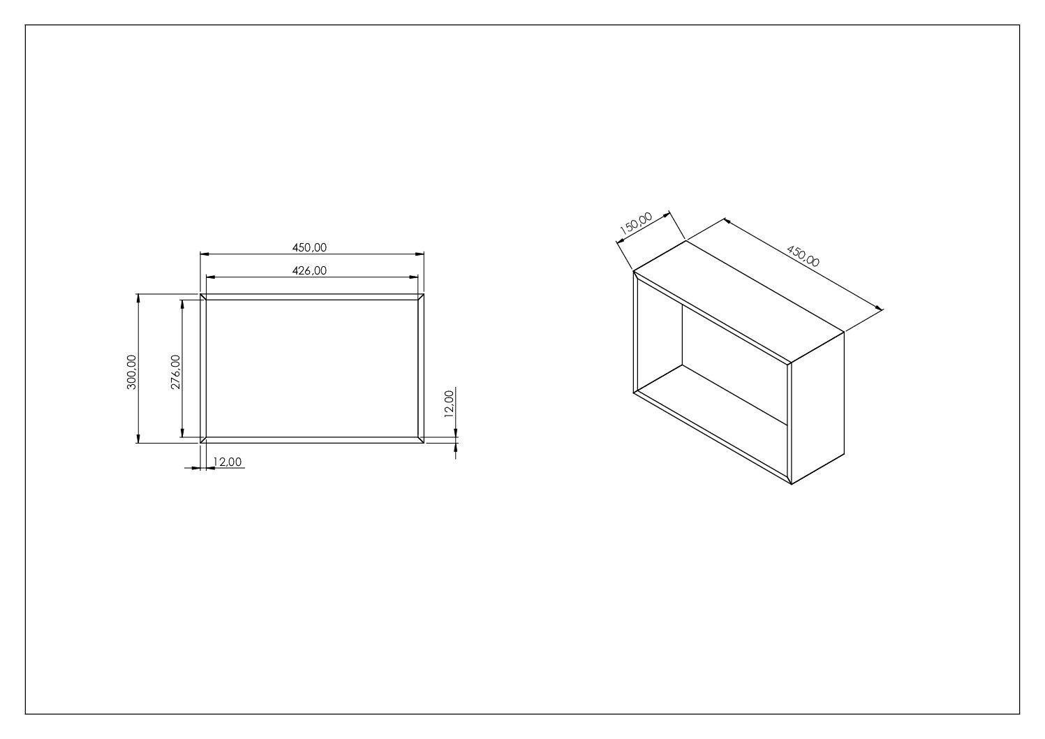 Pensile K-UBO 45x30x15 - immagine 2